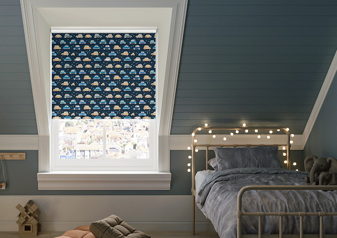 Roadtrip, Navy Blue - Twist&Fit Roller Blind - Image 3